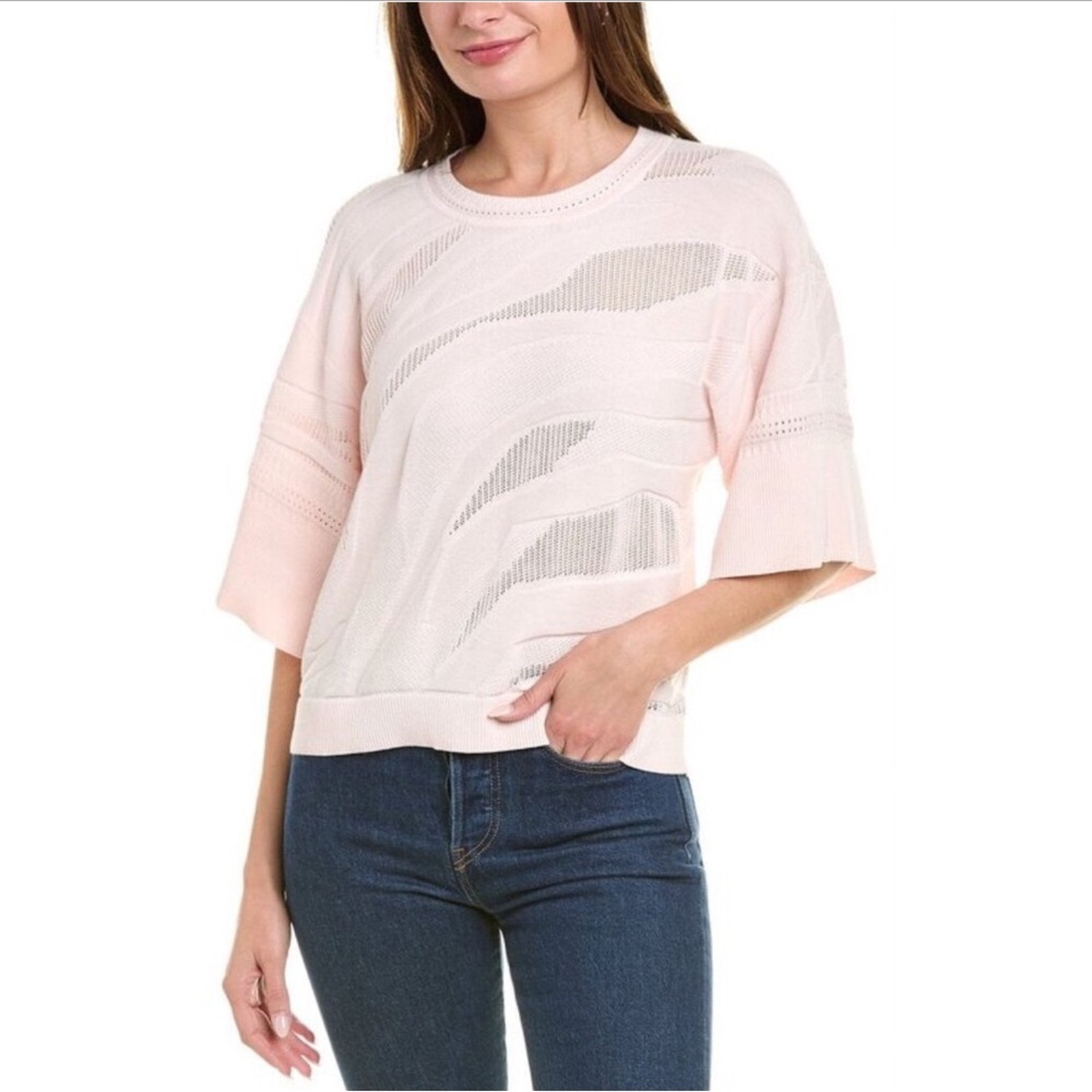 CABI light pink Shy Pullover sweater XS